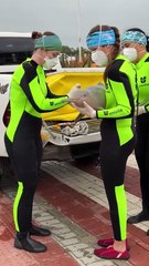 Imagens emocionantes mostram trabalho de biólogos para devolver Toninha resgatada ao mar em SC