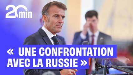 « Nous sommes dans une confrontation avec la Russie », assure Emmanuel Macron