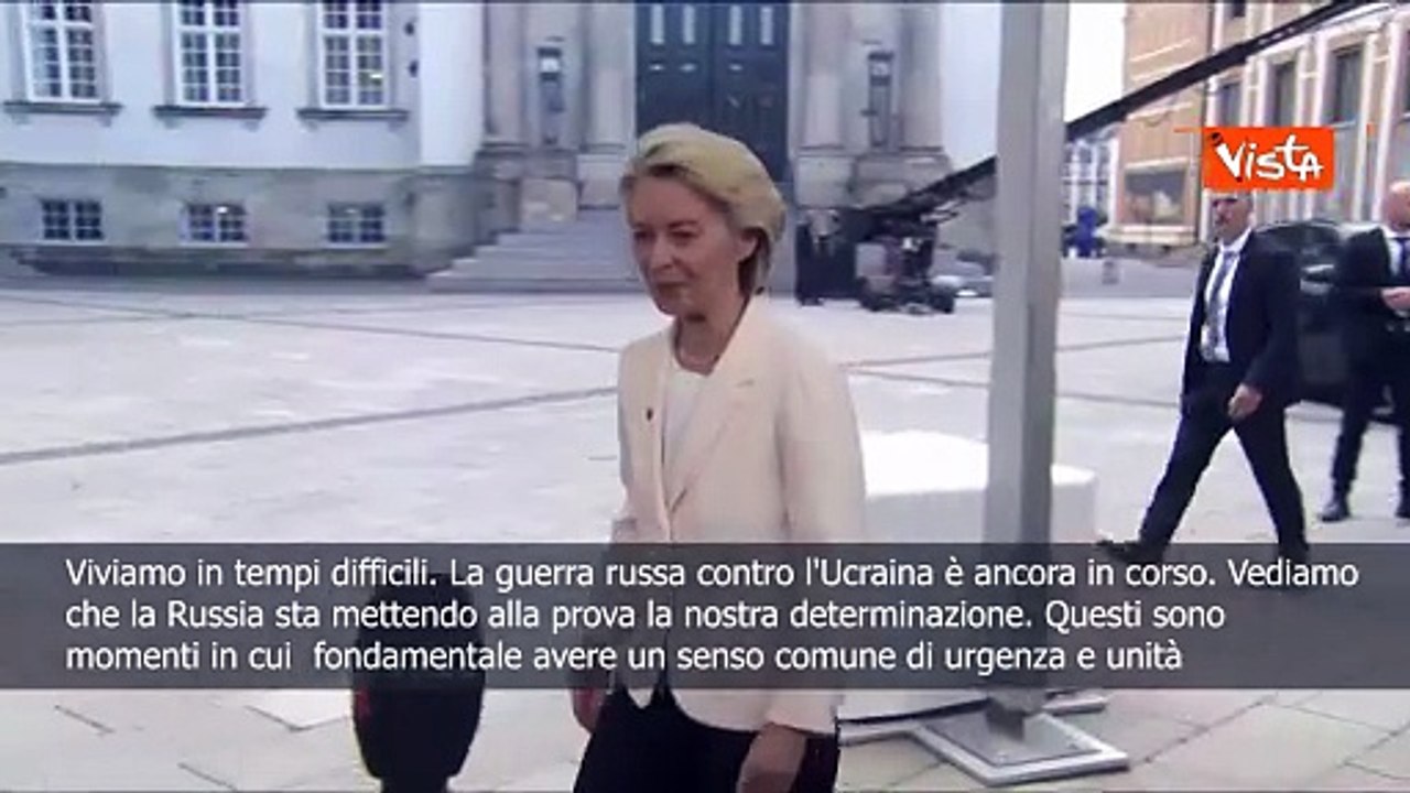 Von der Leyen: Viviamo in tempi difficili, la Russia ci mette alla prova
