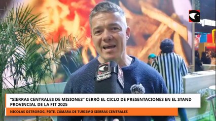 “Sierras centrales de Misiones” cerró el ciclo de presentaciones en el stand provincial en FIT 2025