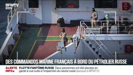 Saint-Nazaire: deux personnes en garde à vue après l'intervention de la Marine nationale sur un pétrolier fantôme russe