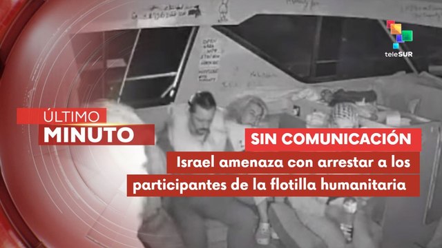 Israel obliga a la flotilla Global Sumud a suspender la comunicación con medios