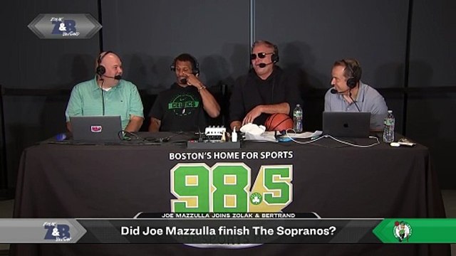 Joe Mazzulla's reaction to watching the Sopranos ending for the first time