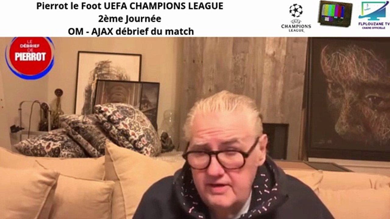 Pierrot Le Foot : UECL 2025-2026 OM - Ajax (France,Mardi 29 Septembre 2025) Débrief du match
