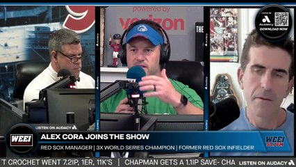 WEEI Afternoons: Alex Cora on Carlos Narvaez