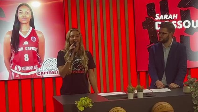 Emina Selimovic au media day de Namur Capitale