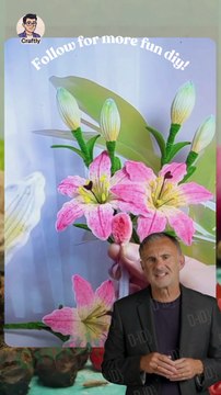 Lily Flowers Using Pipe Cleaners Title: DIY Lily Flowers Using Pipe Cleaners 🌸 Easy Handmade Floral Craft for Home Décor & Gifts Caption: Learn how to create stunning lily flowers from colourful pipe cleaners! 🌸 This DIY c Reacts | DIY videos | crafts