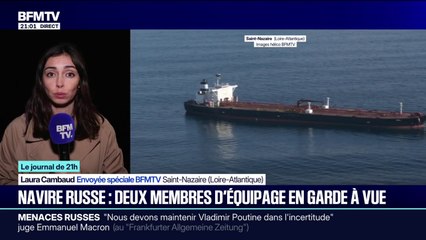 Navire russe: deux membres d'équipage en garde à vue