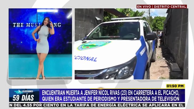 Hallan muerta a la estudiante de periodismo y presentadora de TV, Jenifer Rivas