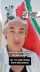 El vídeo que Ada Colau ha publicado en Instagram tras ser interceptada en la flotilla