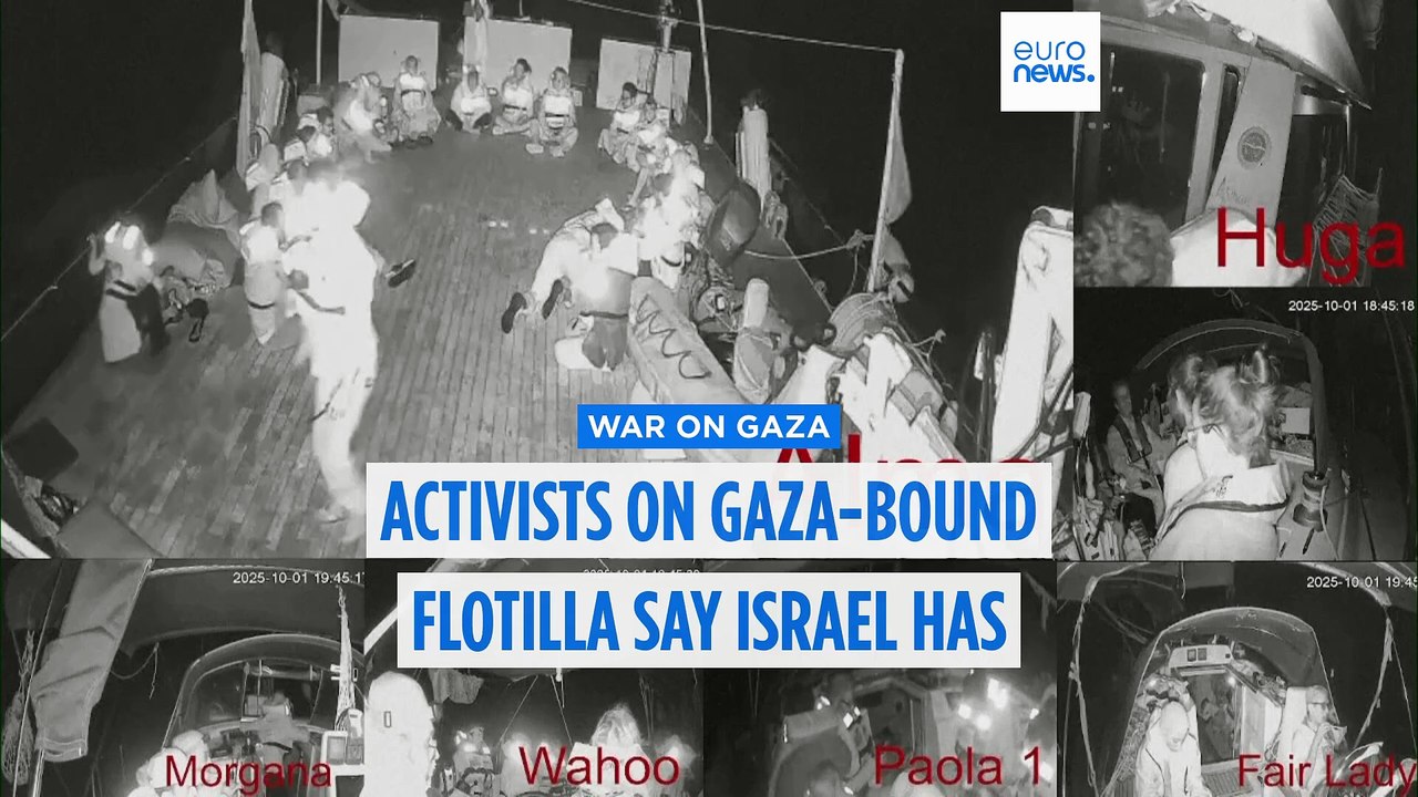 'Greta and her friends are safe and healthy,' ministry says as Israel intercepts Gaza aid flotilla