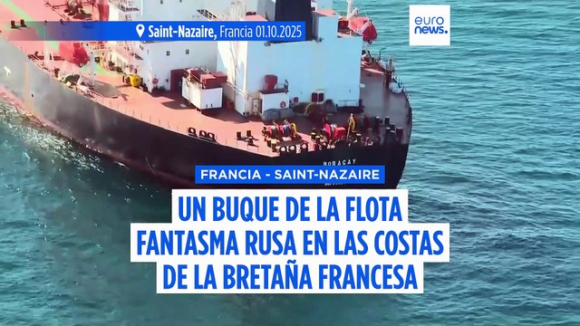 Francia intercepta un buque de la 'flota fantasma' rusa y detiene a 2 tripulantes