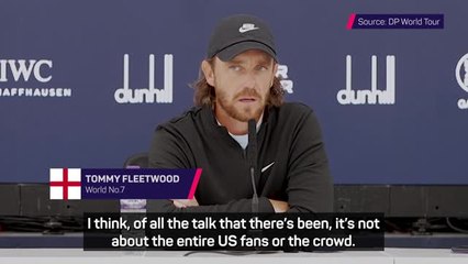 'Personal comments just go too far' - Fleetwood reflects on US Ryder Cup crowds