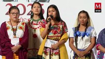 Sheinbaum presenta ‘Mujeres del Maíz’, la imagen de la mujer indígena