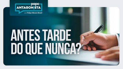 Antes tarde do que nunca? | Papo Antagonista com Felipe Moura Brasil - 01/10/2025