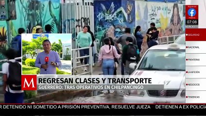 Normalidad en Chilpancingo: reanudan clases y transporte público