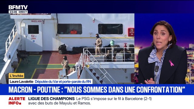 Navire russe: Ce qui est sûr, c’est qu’il y a une menace russe , souligne Laure Lavalette, députée du Var et porte-parole du RN