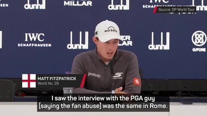 Fitzpatrick slams 'offensive' Rome and Bethpage comparisons in PGA apology