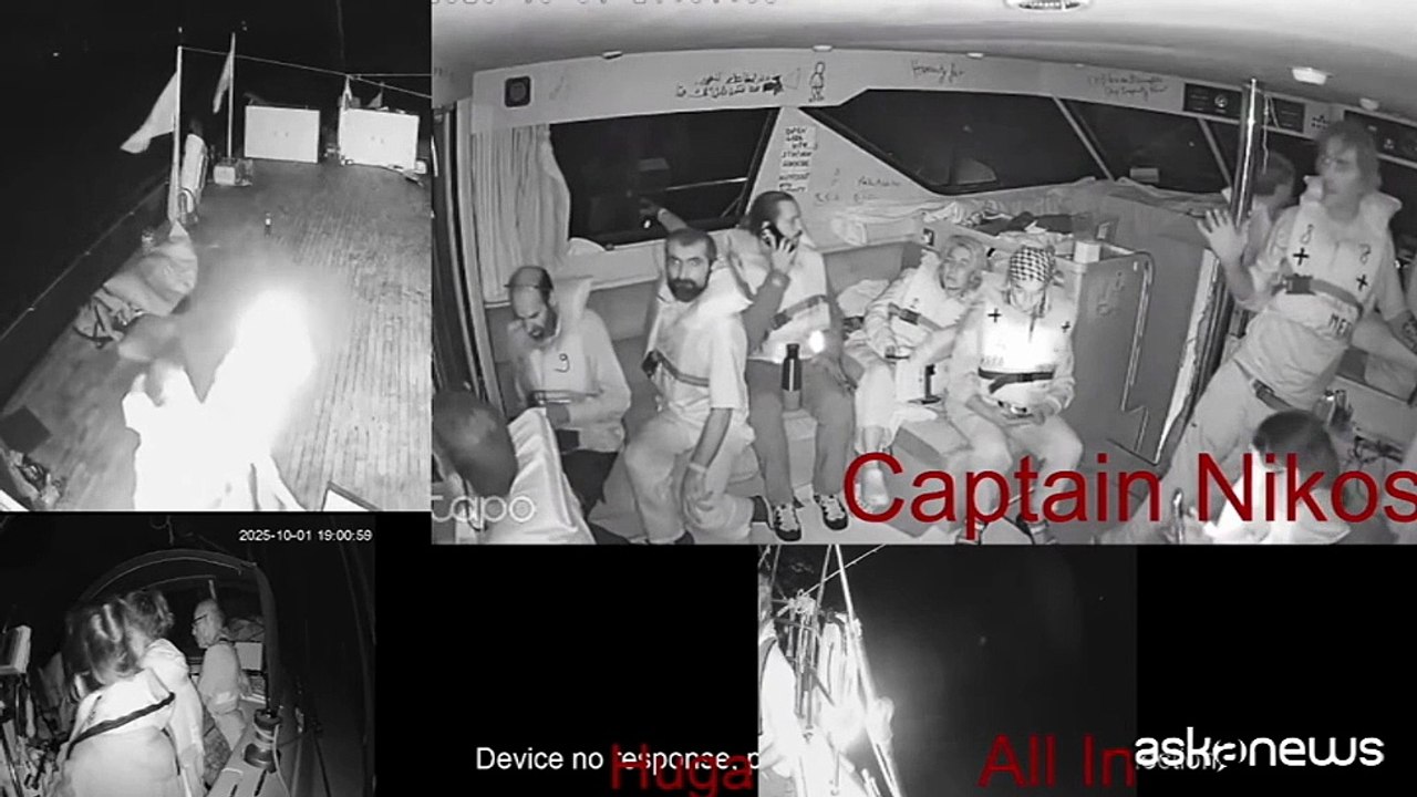 Flotilla: "Navi israeliane in arrivo" e si interrompono le immagini