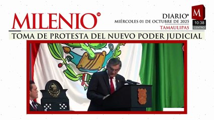 Américo Villarreal encabeza toma de protesta del nuevo Poder Judicial de Tamaulipas