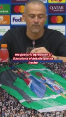 Luis Enrique agradece al Barça el gran detalle con la Fundación Xana