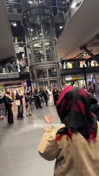 Berlin'de Sumud Filosu'na destek eylemi