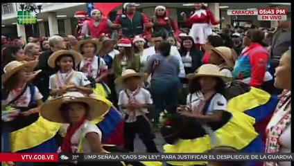 Autoridades de Caracas dan inicio a la Navidad 2025 desde la Plaza El Venezolano