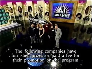 Wheel of Fortune closing credits, 2/7/00