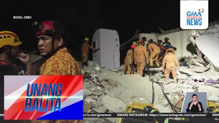 Ginang at anak niyang lalaki, patay matapos ma-trap sa gumuho nilang bahay | Unang Balita