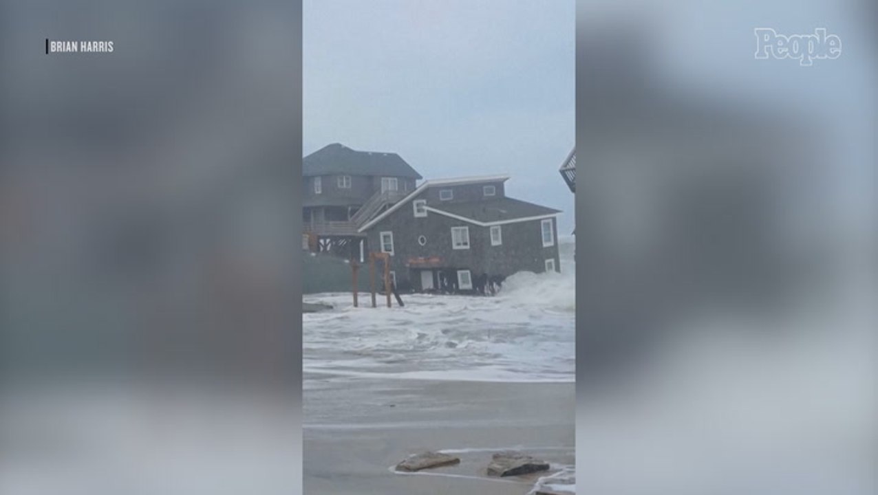 6 Beachfront Properties Collapse into the Ocean as Storms Batter the East Coast