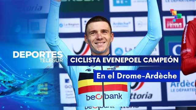 Evenepoel campeón de Europa de Contrarreloj élite masculina DEPORTES TELESUR 01-10-2025