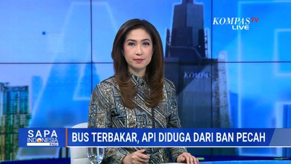 Bus Berlian Jaya Hangus Terbakar di Tol BatangSemarang, Penumpang Berhasil Selamatkan Diri