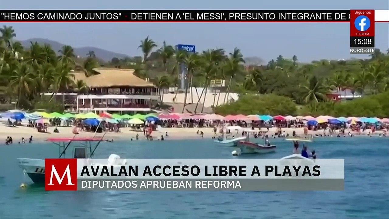 Aprueban en la Cámara de Diputados acceso libre, gratuito y permanente a las playas