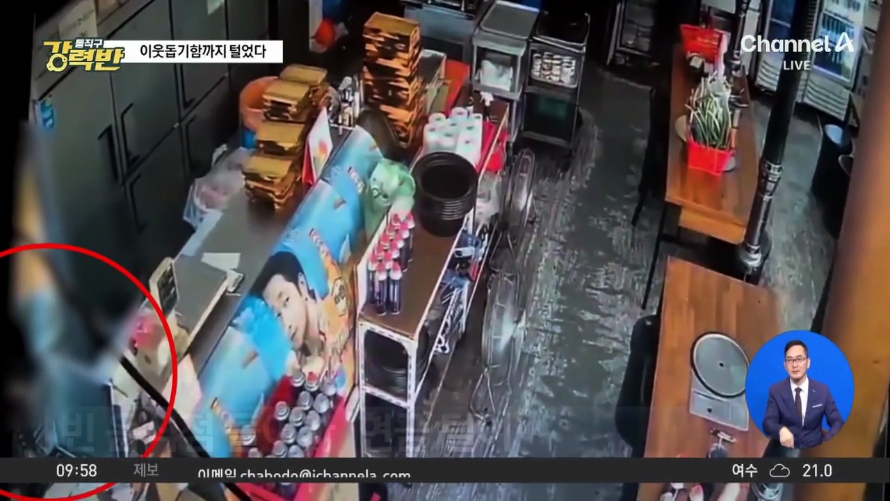 [돌직구 강력반]이웃돕기함까지 탈탈…“비행기표 사려고”