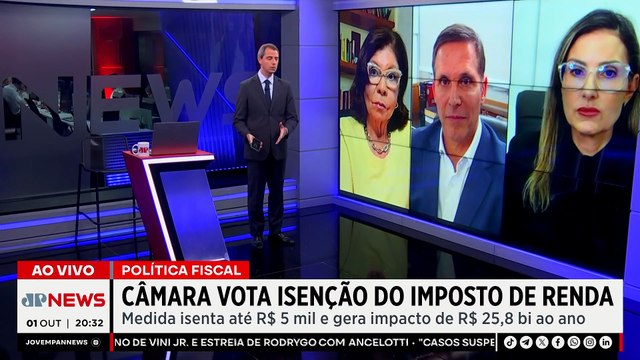VOTAÇÃO IMPOSTO DE RENDA / BRASIL TENTA DIÁLOGO COM TRUMP | JORNAL JOVEM PAN - 01/10/2025
