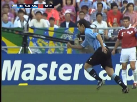 Copa do Mundo 2002 Uruguai x Dinamarca (Grupo A) com Luís Roberto (Globo)
