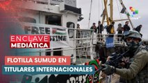 Flotilla Global Sumud en auge internacional ENCLAVE MEDIÁTICA  01-10-2025