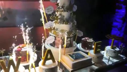 شاهدي.. احتفال وائل كفوري بعيد ميلاده مع النجوم