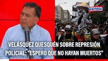 Velásquez Quesquén sobre paro de transportistas y represión policial: 