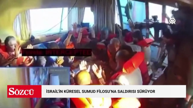 İsrail askerleri Sumud Filosu'na baskın düzenledi