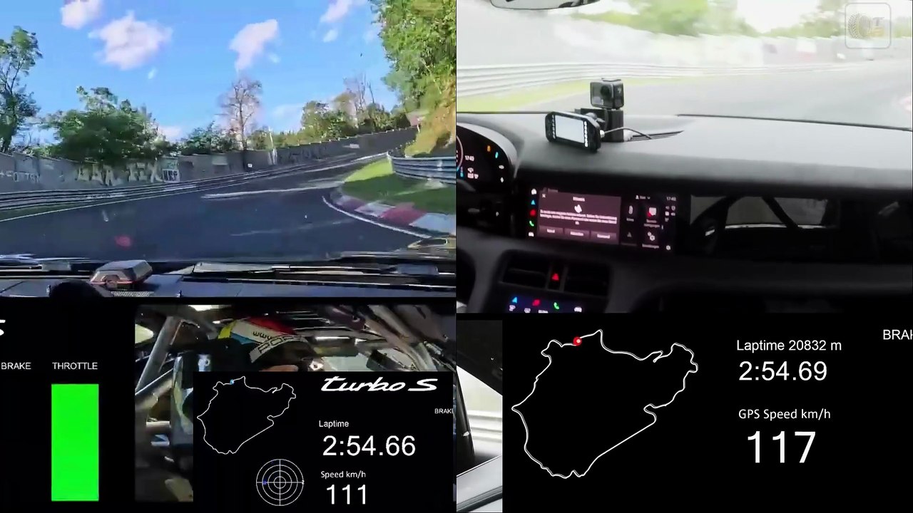 2026 Porsche 911 Turbo S (992.2) vs 2025 Taycan Turbo GT – Nürburgring/Nordschleife Vergleich