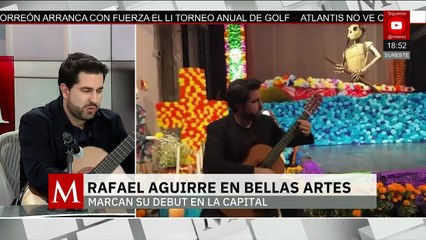El guitarrista Rafael Aguirre se presentará en Bellas Artes con el Concierto de Aranjuez
