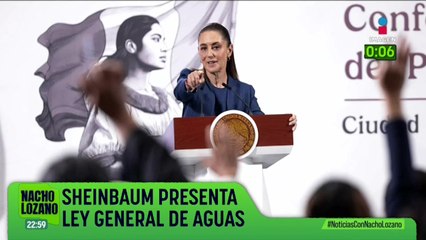 Sheinbaum presentó la iniciativa para expedir la Ley General de Aguas