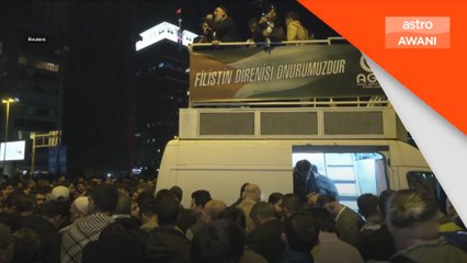 Protes besar di Turkiye bantah Israel pintas Flotila