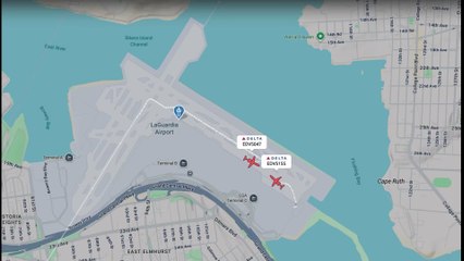 two aircraft collide at New York's LaGuardia Airport