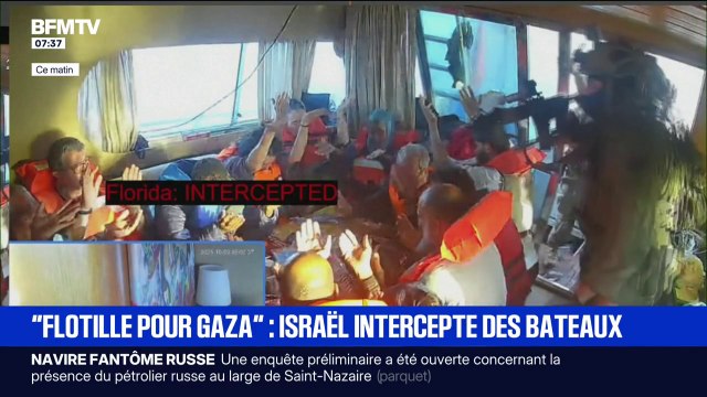Plusieurs navires de la flottille pour Gaza interceptés par Israël