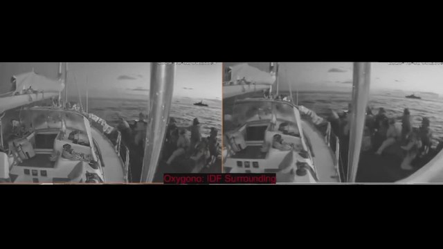 FUERZAS ISRAELÍES bloquean la flotilla humanitaria Oxygono hacia Gaza