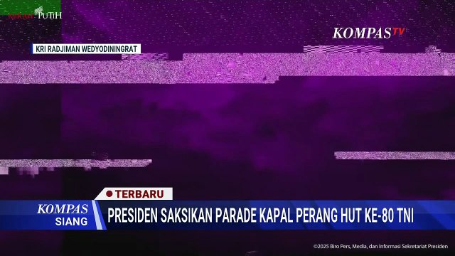 Spektakuler! Deretan Parade Kapal Perang Milik TNI di Perairan Teluk Jakarta