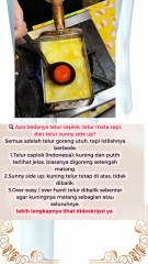 🍳 Apa bedanya telur ceplok, telur mata sapi, dan telur sunny side up