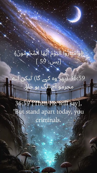 ✨ "The Day of Truth – when the guilty will be set apart. #Reminder #DayOfJudgment"